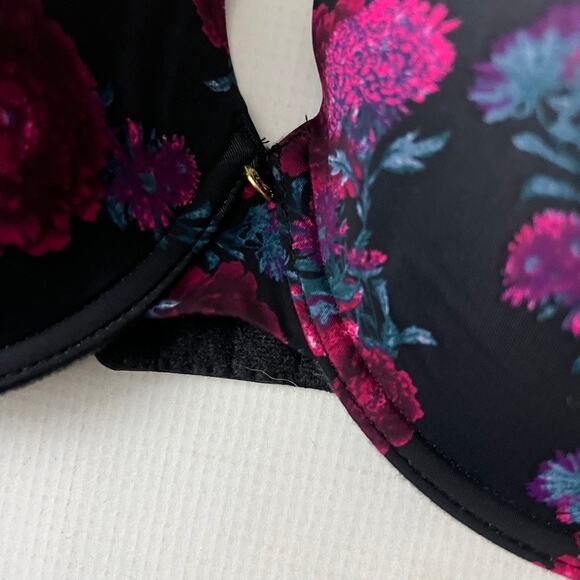 Natori Pure Luxe Custom Coverage Contour Underwire Bra Size 34DD Floral - Picture 4 of 8